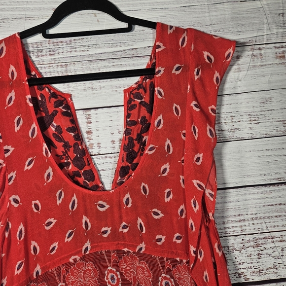 Free People embroidered caftan mini tunic - Picture 13 of 16